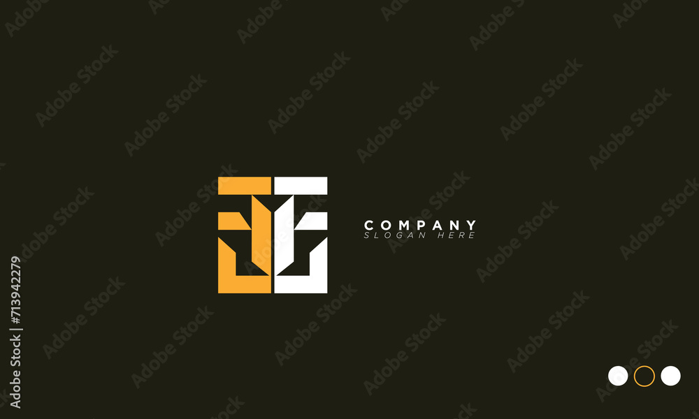 EF Alphabet letters Initials Monogram logo FE, E and F EF Alphabet letters Initials Monogram logo FE, E and F