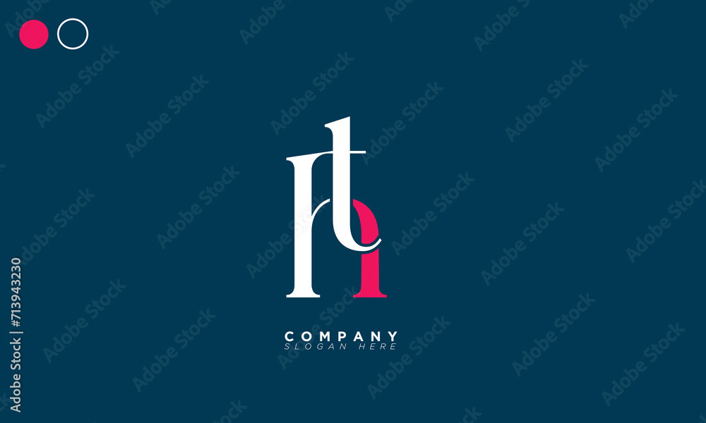 HT Alphabet letters Initials Monogram logo TH, H and T HT Alphabet letters Initials Monogram logo TH, H and T