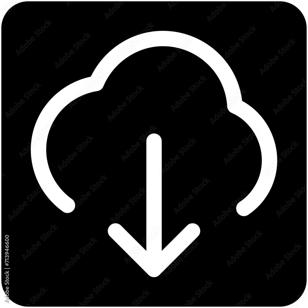 cloud arrow cloud arrow
