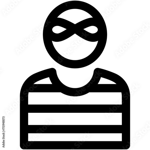 Robber Vector Icon