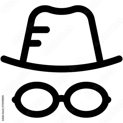Hipster Vector Icon