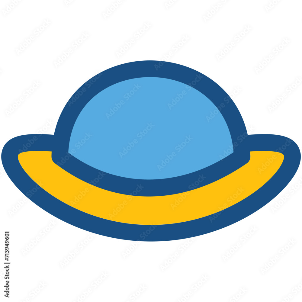 Floppy Hat Vector Icon Floppy Hat Vector Icon