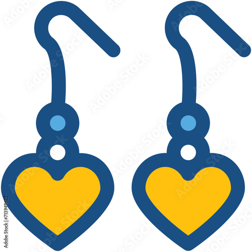 Earrings Vector Icon