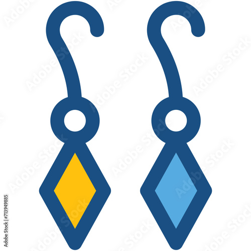 Earrings Vector Icon