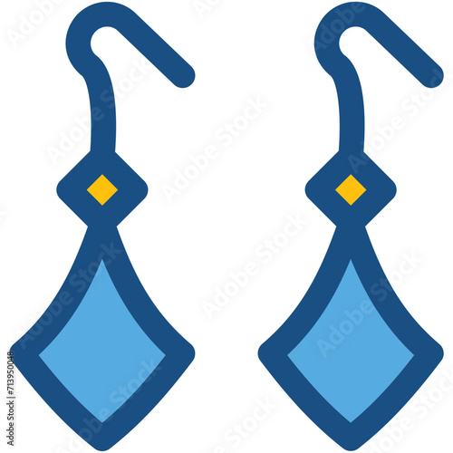 Earrings Vector Icon