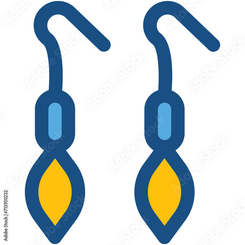 Earrings Vector Icon