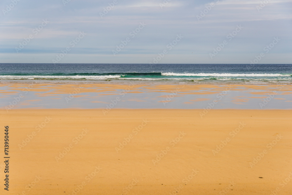 seascape inside the Eoropie Beach close to the village of Ness, Isle of Lewis, Scotland