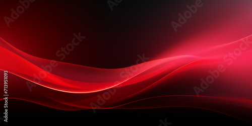 A red and black background, Red wave with a red background and the red color. © Aoun