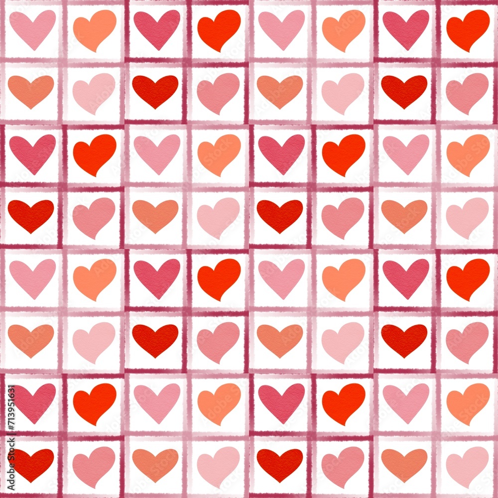 seamless pattern with hearts seamless pattern with hearts
