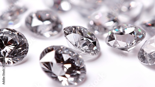Prismatic Elegance: Diamonds in Their Finest Light