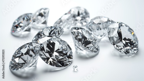 Diamond Cascade  Luxurious Brilliance Unveiled