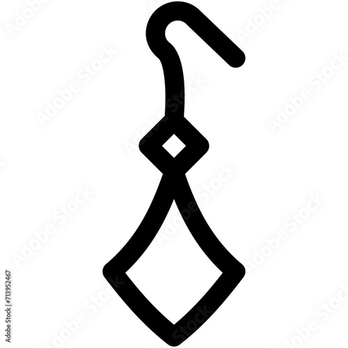 Earrings Vector Icon