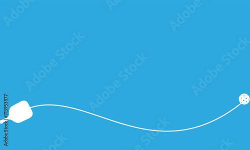 Attractive editable vector pickleball background design great for your design resources print and others	