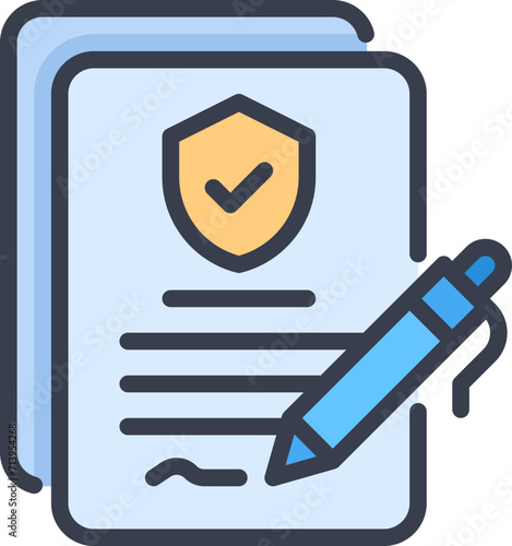 Signing icon