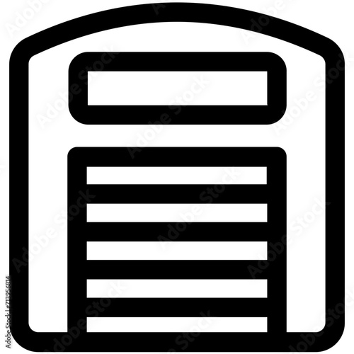 Warehouse Vector Icon