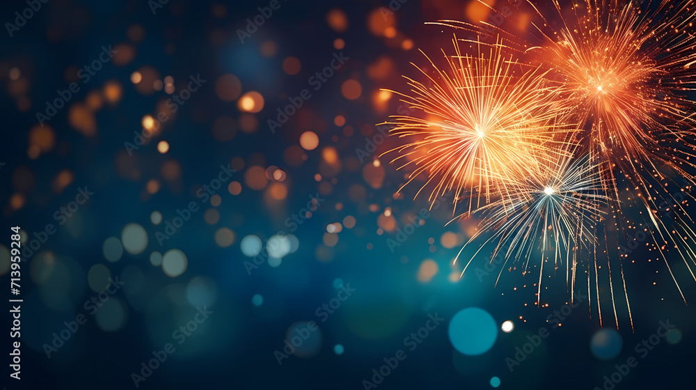 Fireworks background for celebration, holiday celebration concept Fireworks background for celebration, holiday celebration concept