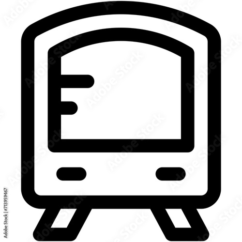 Tram Vector Icon