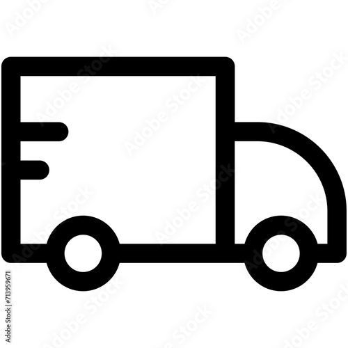 Delivery Van Vector Icon