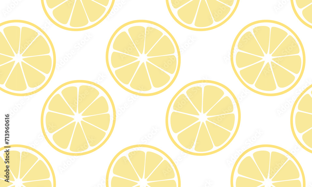 Lemon pattern. Pater with lemons