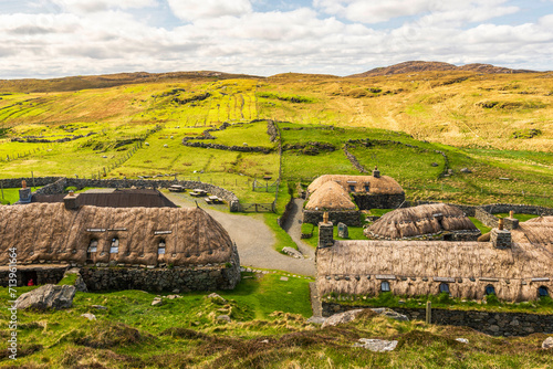 Foto views of the gearrannan blackhouse village, and the area surrounding it, Isle of