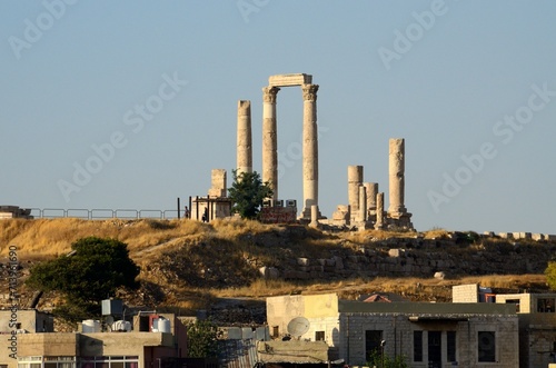 Templo de la Ciudadela de Amán, Jordania, Oriente Medio