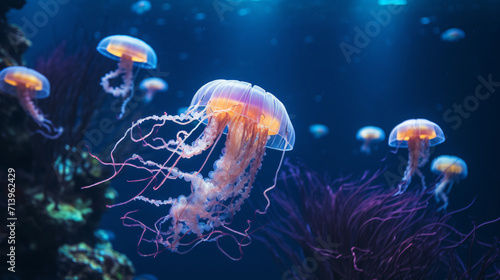 Underwater jellyfish © Rimsha