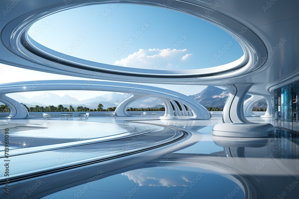 Fototapeta premium colourful Flowing Abstract Waves, Soft curves, Wallpaper