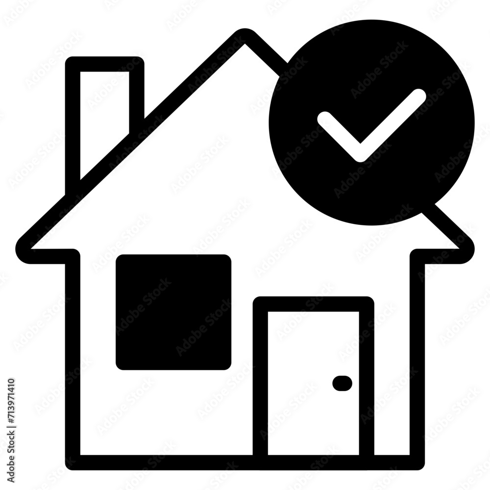 house with checkmark