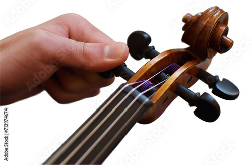 Tuning violin