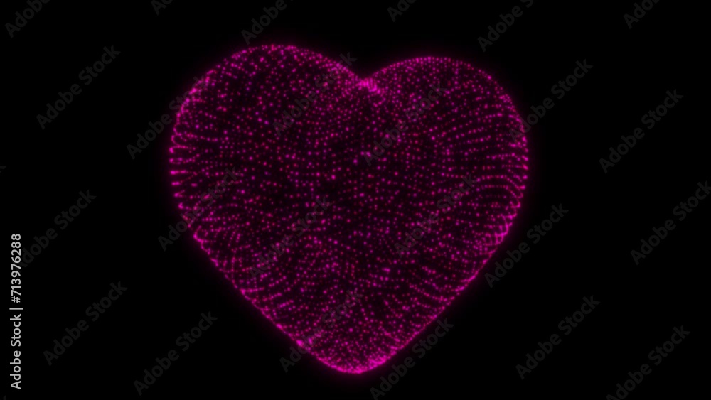 3d heart rotation animation. Love animation, shiny and glitter hearts, glowing particles. Concept: valentine's day, mother's day, birthday, marriage, invitation e-card, love. Big neon heart glow 3d heart rotation animation. Love animation, shiny and glitter hearts, glowing particles. Concept: valentine's day, mother's day, birthday, marriage, invitation e-card, love. Big neon heart glow