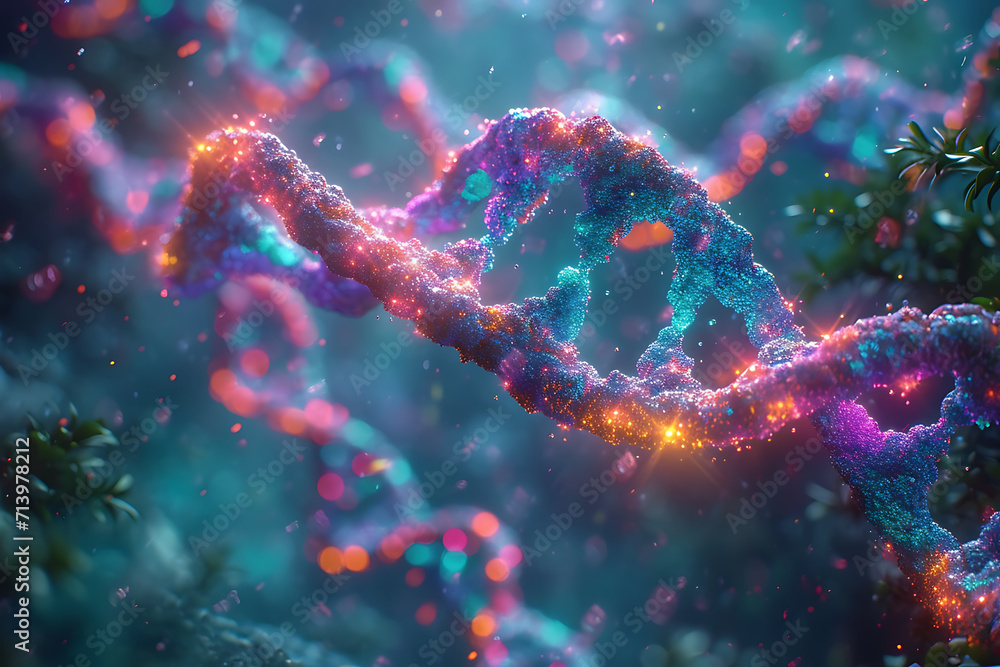 Representation of dna chain
Representation of dna chain