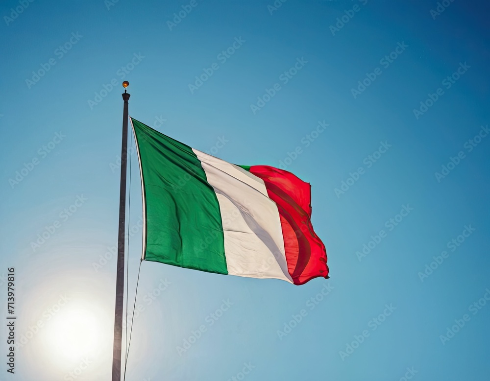 Italy flag against the sky