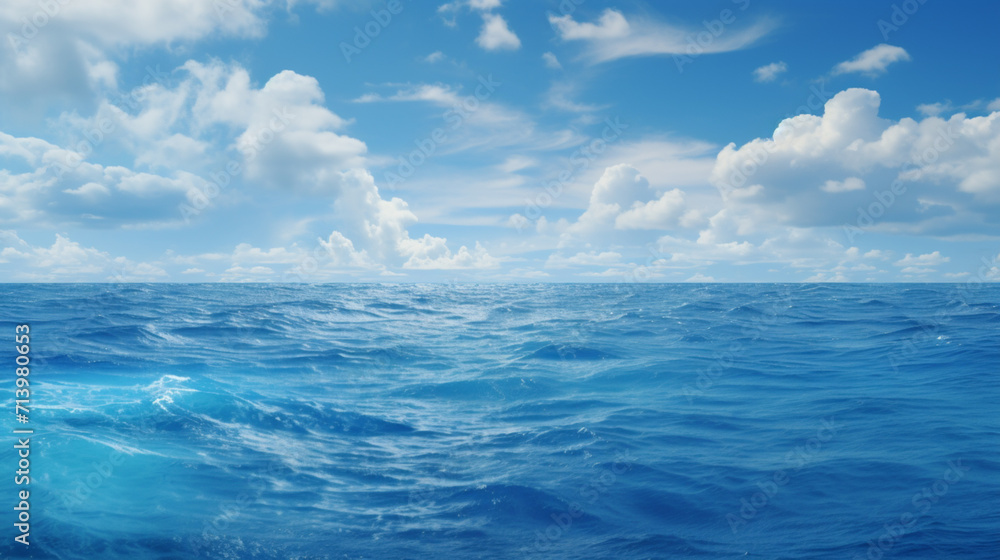 Obraz premium blue sky and sea