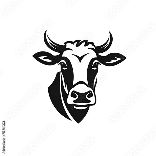 Beautiful Cow Logo, Design for Your Project, Ai Generative
