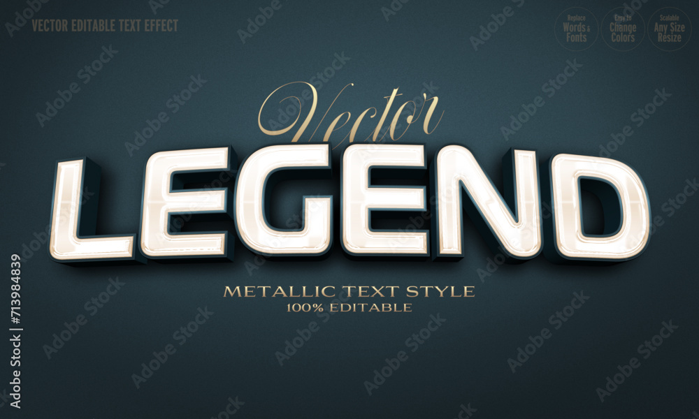 [Editable Text Effect] Offwhite threedimensional title logo text