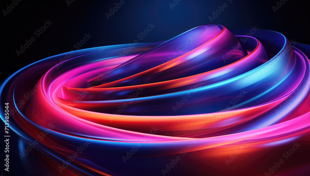 Various colored objects made of abstract liquid Various colored objects made of abstract liquid
