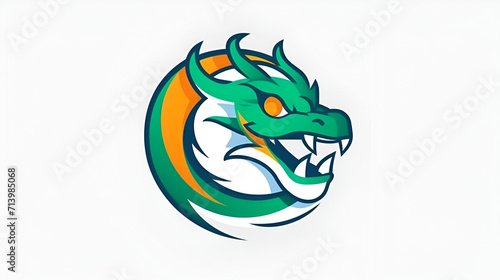 Beautiful Dragon Logo, Design for Your Project, Ai Generative