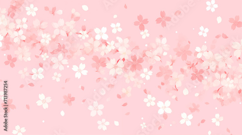 桜背景の壁紙素材