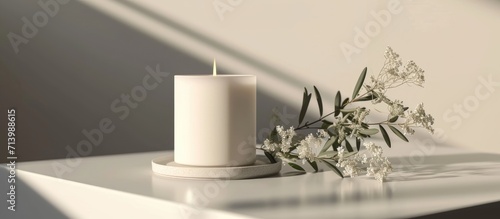 Simplistic mockup for presenting your candle product to clients.