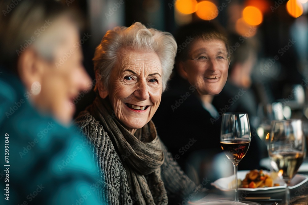 Radiant Joyful Senior Woman and man Embracing a Vibrant Life Retirement Bliss Radiant Joyful Senior Woman and man Embracing a Vibrant Life Retirement Bliss