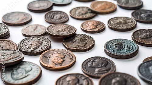 Antique Affluence: A Collection of Vintage Coins