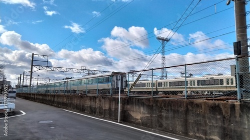 JR train yard  Kyoto  Japan