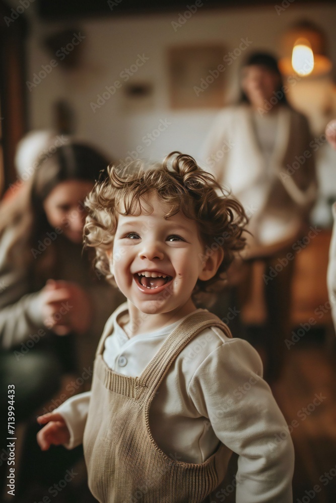 Pure Joy Captured in a Child's Heartwarming Smile