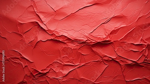 Wallpaper Mural Red glued paper textured, hyper realistic, hyper detailed, Torontodigital.ca