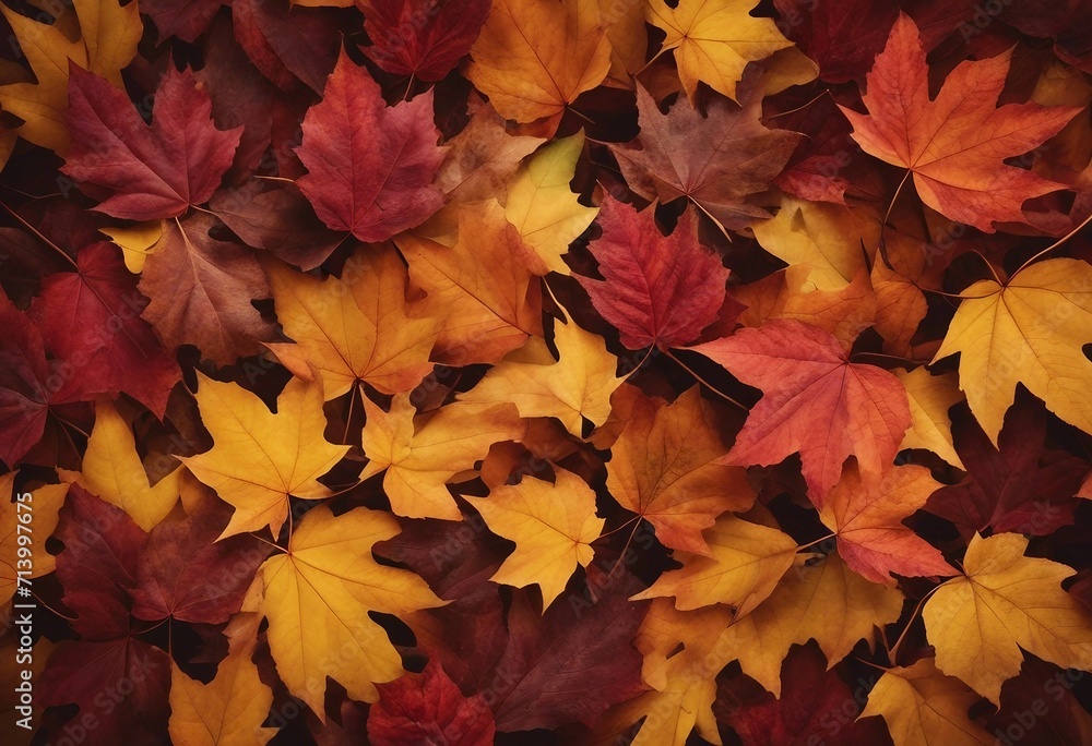 Close up of autumn leaves Multicolored fall leaves Colorful autumn leaves Macro leaf texture Close up of autumn leaves Multicolored fall leaves Colorful autumn leaves Macro leaf texture