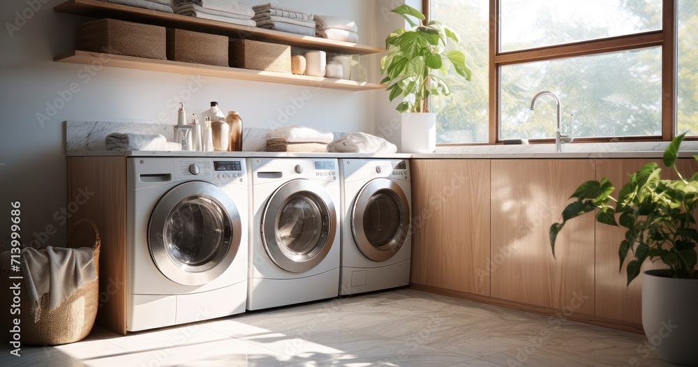 The Art of Laundry. Blending Modern Design Elements for a Stylish and Practical Room The Art of Laundry. Blending Modern Design Elements for a Stylish and Practical Room