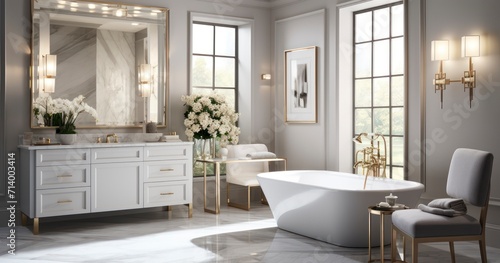 Crafting a Sophisticated and Serene Oasis with Stylish Bathroom Vanity Decor