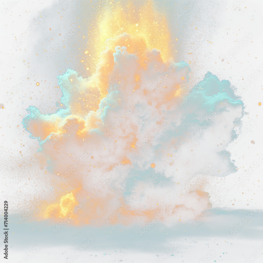 Fototapeta premium explosion effect 4