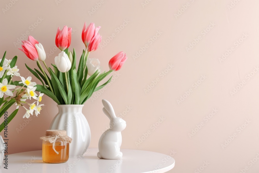 Easter-themed Dining Room: A Minimalist Design with Spring Flair