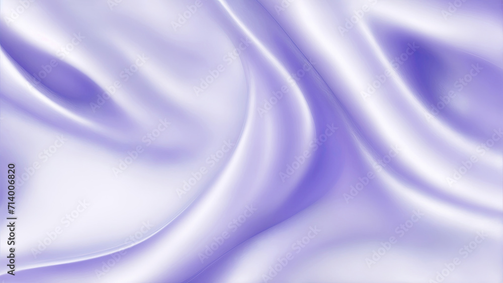 Obraz premium Soft pastel Indigo shiny satin silk swirl wave background